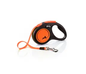 Flexi New Neon S 5m/15kg oranžová / Vodítko