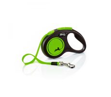 Flexi New Neon S 5m/15kg zelená / Vodítko