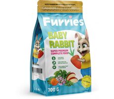 Furries Extrudované Granule Králík Junior 700g / Krmivo pro hlodavce
