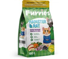 Furries Extrudované Granule Křeček & Potkan 700g / Krmivo pro hlodavce