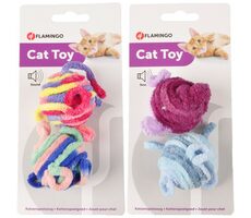 Flamingo Hrací uzlíky 4.5 cm / Hračka pro kočky 