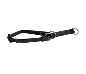 Huhubamboo Polostahovací obojek černá / Obojek pro psy / 30-54 cm