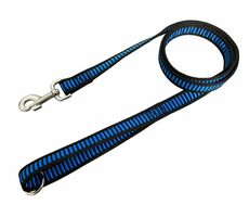 Huhubamboo Popruhové vodítko modrá / Vodítko pro psy / 150cm 