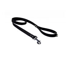 Huhubamboo Popruhové vodítko černá / Vodítko pro psy / 150cm