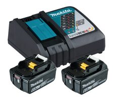 Makita 199480-6 Sada nabíječka DC18RC + 2x akumulátor BL1860B / 18V / 6.0Ah