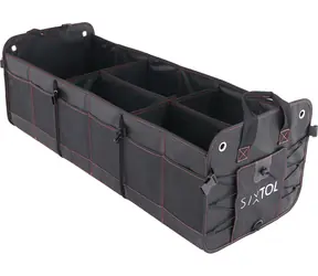 SIXTOL CAR COMPACT 19 PRO- Organizér do kufru auta / 19 přihrádek / skládací