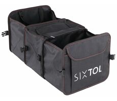 SIXTOL CAR COMPACT 5 THERMO - Organizér do kufru auta / 5 přihrádek / termotaška / skládací