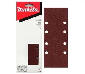 Makita P-36011 / Brusný papír na dřevo & kov / K120 / Rozměry 230x93 mm / děrovaný / 10 ks