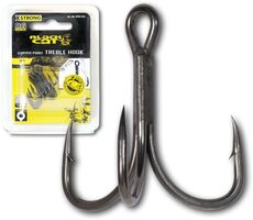 Black Cat Trojháček Curved Point Treble Hook DG Velikost #2/0 5ks