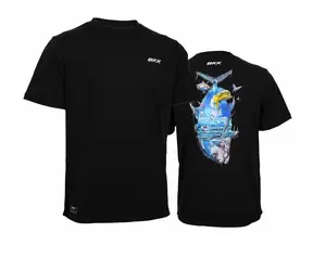 BKK Tričko Short Sleeve Casual Shirt GT Black XL