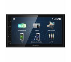 Kenwood DMX129DAB / Multimediální přehrávač do auta / 6.8" LCD / DAB+ / BT