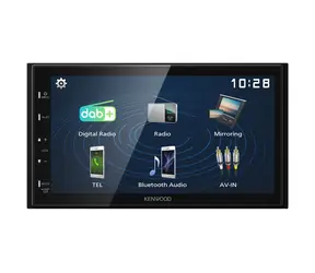 Kenwood DMX129DAB / Multimediální přehrávač do auta / 6.8" LCD / DAB+ / BT