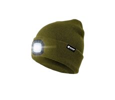 Holdcarp LED Light USB Beanie Zelená