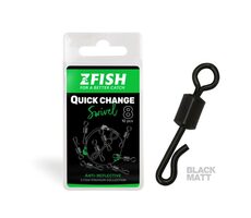 Zfish Obratlík Quick Change Swivel Matt Velikost 12 20kg 10ks