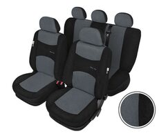 SIXTOL Autopotahy SPORT LINE+ Standard | šedočerné 