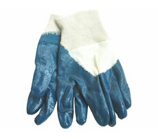 EXTOL-CRAFT Rukavice bavlněné polomáčené v nitrilu - velikost 8"