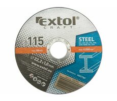 EXTOL-CRAFT Kotouče řezné na kov 115x1.0x22.2 mm 5 ks