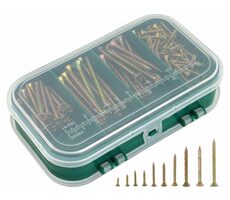 EXTOL-CRAFT Vruty do dřeva 9 rozměrů 310ks / 3.0x12mm až 5.0x60mm