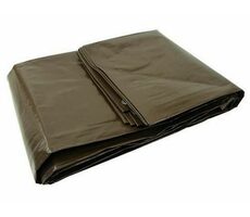 GEKO Plachta PP/PE nepromokavá extra silná hnědá 6x12 m