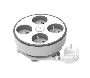 Solight 4z prodlužovací přívod 2m bílá / 4 zásuvky / max. 2300W