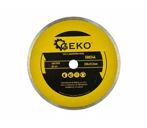 GEKO G00246 / Diamantový kotouč s kontinuálním ráfkem / 230 x 22.2 mm