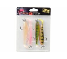 FOX Rage Gumová nástraha Zander Pro Shad 12cm 15g Mixed UV Colour Pack Loaded 4ks