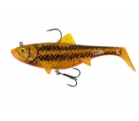 FOX Rage Gumová nástraha Replicant Wobble 14cm UV Goldie