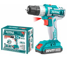 TOTAL-TOOLS TDLI20024 / Aku vrtací šroubovák / 20V / 1500 ot-min / 1x aku  