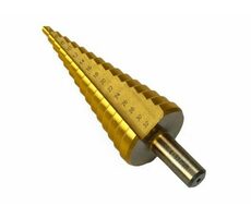 GEKO G38500 stupňovitý vrták 4-32mm tupňování po 2mm / 15 otvorů / stopka 10mm