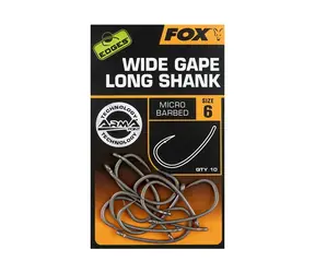 FOX Háček Edges Armapoint Super Wide Gape Long Shank Velikost 5 10ks