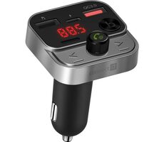 CONNECT IT InCarz šedá / 2x USB-A / USB-C 