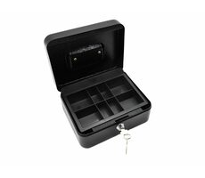 GEKO Schránka na peníze s plastovým pořadačem + 2 klíče - 200x160x90mm 