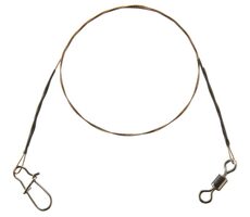 Cormoran Lanko 1x7 Wire Leader  Swivel and Snap Hook 6kg 20cm 2ks