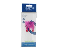 Kinetic Návazec Sabiki Nordic Mackerel Velikost 1/0 Pink/Crystal Flash
