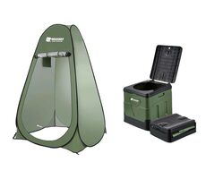 Holdcarp Set přenosného záchodu a hygienického stanu Portable Toi BIG + Toilet & Shower Tent