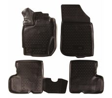 SIXTOL 3D Gumové koberce RENAULT Duster | 2015-> | s pákou pro dálkové otevření nádrže 