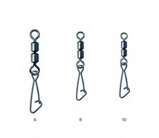 Nytro Karabinka s obratlíkem Connex Double Feeder Swivel with Hooked Snap Velikost 8