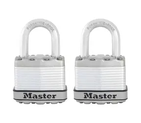 Master Lock M1EURT Set 2 ks titanových visacích zámků - Excell - 45mm