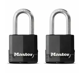 Master Lock M115EURTLF Set 2 ks visacích zámků z vrstvené oceli - Excell - 48mm