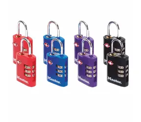 Master Lock 4686EURT SET Set 2 ks kombinačních visacích zámků TSA (1 balení, 4 sety)