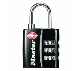 Master Lock 4680EURDBLK Visací kombinační zámek TSA 