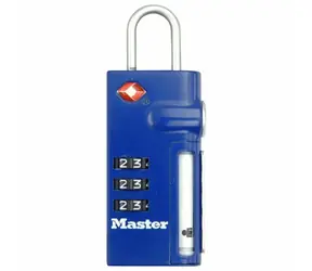 Master Lock 4693EURDBLU Visací kombinační zámek TSA 