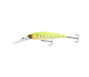 Savage Gear Wobler Gravity Twitch DR 11,5cm 28g SP Fluor Yellow Tiger