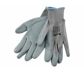 EXTOL-PREMIUM Rukavice nylonové polomáčené v nitrilu -  velikost S/8" 