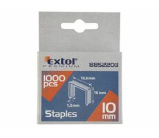 EXTOL-PREMIUM Spony 14mm balení 1000ks / 10.6x0.52x1.2mm 