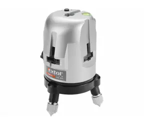 EXTOL-PREMIUM Laser liniový / křížový samonivelační / přesnost: 0.5mm/1m (bod 0.6mm/m) 