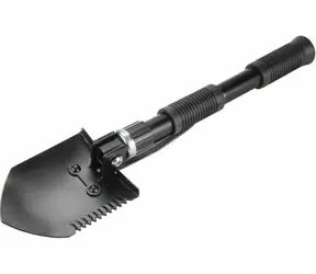 EXTOL-PREMIUM Lopatka skládací s motyčkou / délka 40cm / šířka 9.5cm / s nylonovým pouzdrem 
