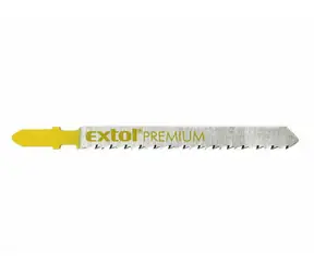 EXTOL-PREMIUM Plátky do přímočaré pily 75x2.5mm 5ks / úchyt BOSCH / HCS 