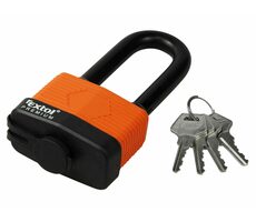 EXTOL-PREMIUM Zámek visací voděodolný prodloužený 40mm / 4 klíče 