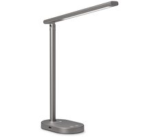 CONNECT IT SHINE šedá / Stolní LED lampička / 400 lm / 3 barevné teploty 